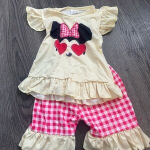 Minnie Mouse Matching Set